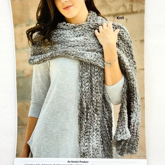 Annies Hook & Needle Kit Club Crochet Kit "Its A Wrap" - New - Picture 8 of 9